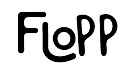 Logo de flopp - colaboración UGC con Minerva Griñán